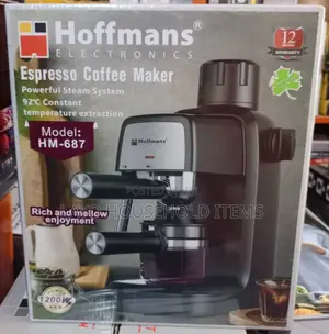 Hoffmans Electronics Espresso Coffee Maker Model: Hm-687