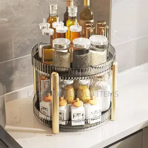 360° Rotating Lazy Susan Multifunctional Spice Rack