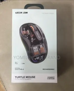 Greenlion Turtle Mouse (Click With Clarity