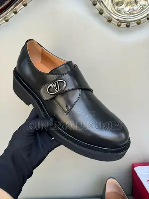 Original Valentino Garavani Black Loafers Shoes