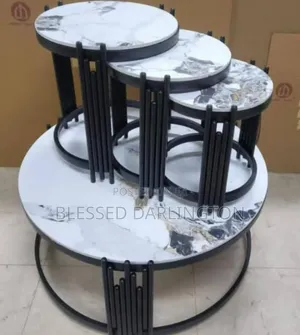 3 in One Center Table With Sides Stools