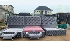 All 6by6 Classic Exclusive Upholstery Padded Bed Frame