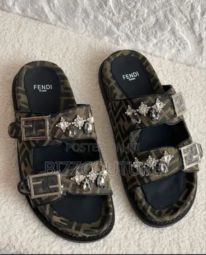 Original Fendi Slippers Available in Store