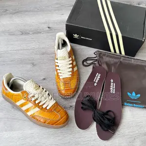 Original Wales Bonner X Adidas Samba Og Croc Brown Sneakers