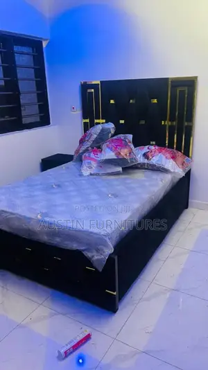 Get Your Luxury 4 by 6 Bed Frame and 1 Bed Side