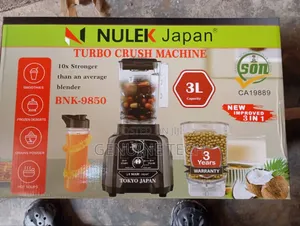 Nulek Japan Turbo Crush Blender-3l-100% Copper
