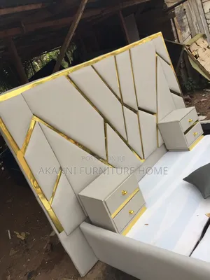 Mirror Gold Bed Frame