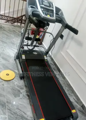 2.5hp Tecnofitness Treadmill With Massager and Dumbells