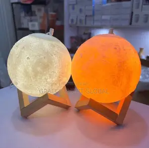 Illuminating 3d Moon Lamp Humidifier