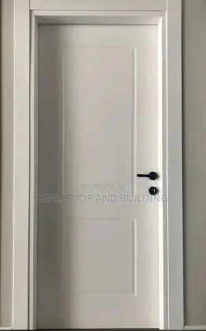 High Quality White Solid Wooden Door
