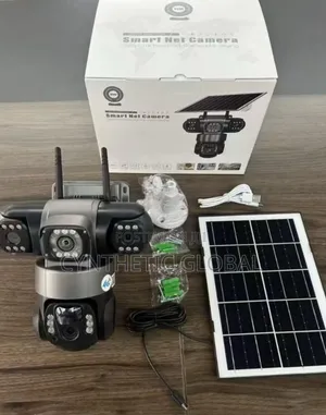 V380 4 Lens Solar PTZ 5mp Security Camera