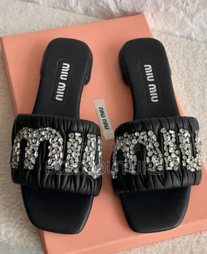 Original Miu Miu Slippers Available in Store