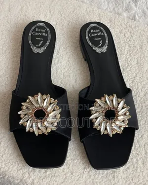 Original Rene Caovilla Slippers Available in Store