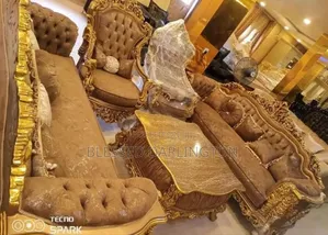 Excellent Executive Imported Gold Complete Sofa