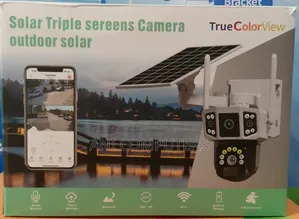 V380 Pro Solar Triple Screen Camera