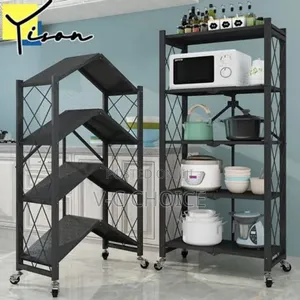 Kitchen Storage Rack Multi-layer Folding Storage Rack 6layer