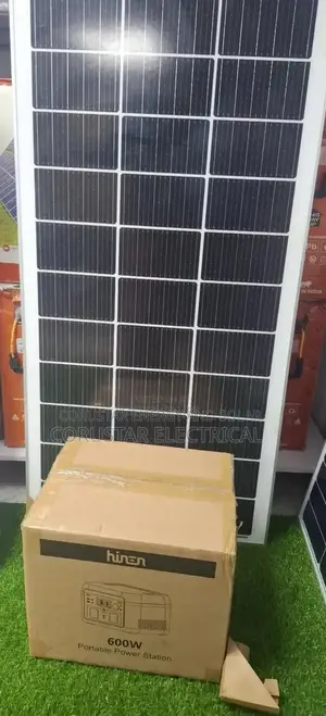 Portable Power Station 600w With Solar Panel