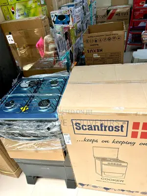 Scanfrost 4 Burner Gas Cooker With Oven