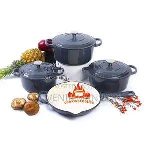 4 Pieces Cast Iron Cookware Set
