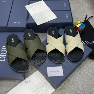 Original Leather Dior Calfskin Slipers