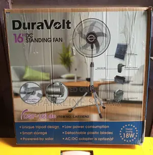Sofcopsel Quality and Affordable 16" 18w Solar Fan