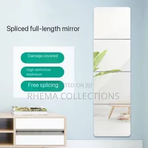 Adhesive Home Decor Cubic Acrylic Mirror - (30cm by 30cm)