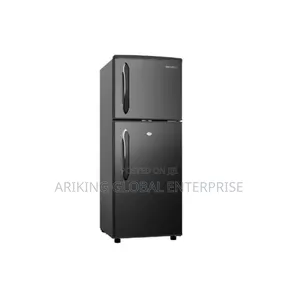 Skyrun 118l Double Door Top Mount Fridge (Bcd-118hc) - Black