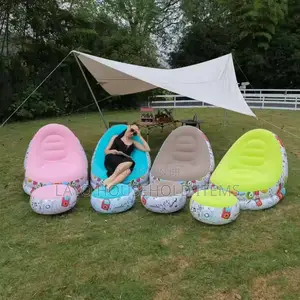 Inflatable Outdoor Garden/Camping Chairs With Manual Pump