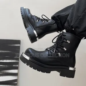 Men's Trendy Balenciaga Ankle Leather Shoe
