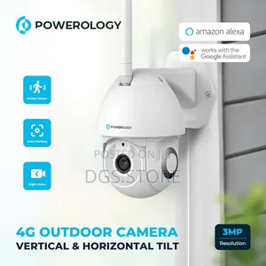 Powerology 4g Outdoor Camera Vertical Horizontal Tilt
