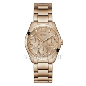 Guess Gw0760l3 Women’S Rose Gold Tone Multi-Function Watch