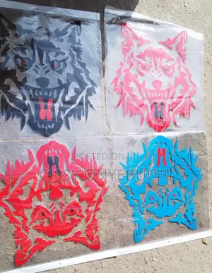 Tiger Head Stickers