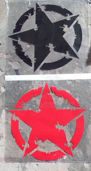 Car Body Stickers Star Form