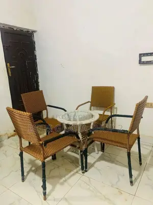 Outdoor Rattan Table and Chairs
