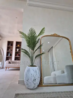 Artificial Riverside Palm With White Rustic Big Evo