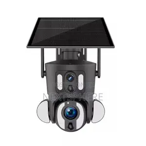8mp 4g Sim Card Solar PTZ Camera With Dual Lens Battery Powered