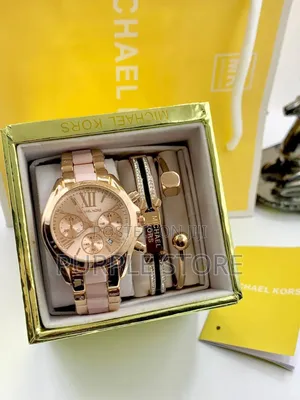 Michael Kors Female Watch  and  Bracelets  Set 