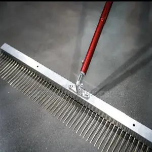 48" Texture Wire Broom With Spacing 3/4 Inch and 2 Handles