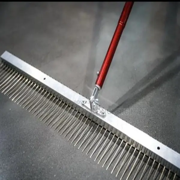 48" Texture Wire Broom With Spacing 3/4 Inch and 2 Handles