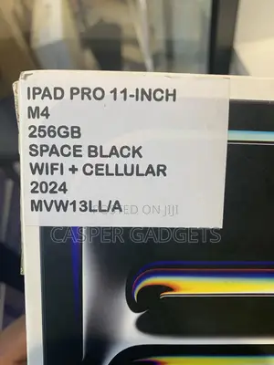 New Apple iPad Pro 13 (2024) 256 GB Black