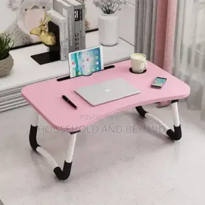 Foldable Bedside Laptop Table Without Drawer