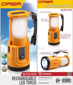 Qasa Rechargeable Led Torch (Qltn-81b)