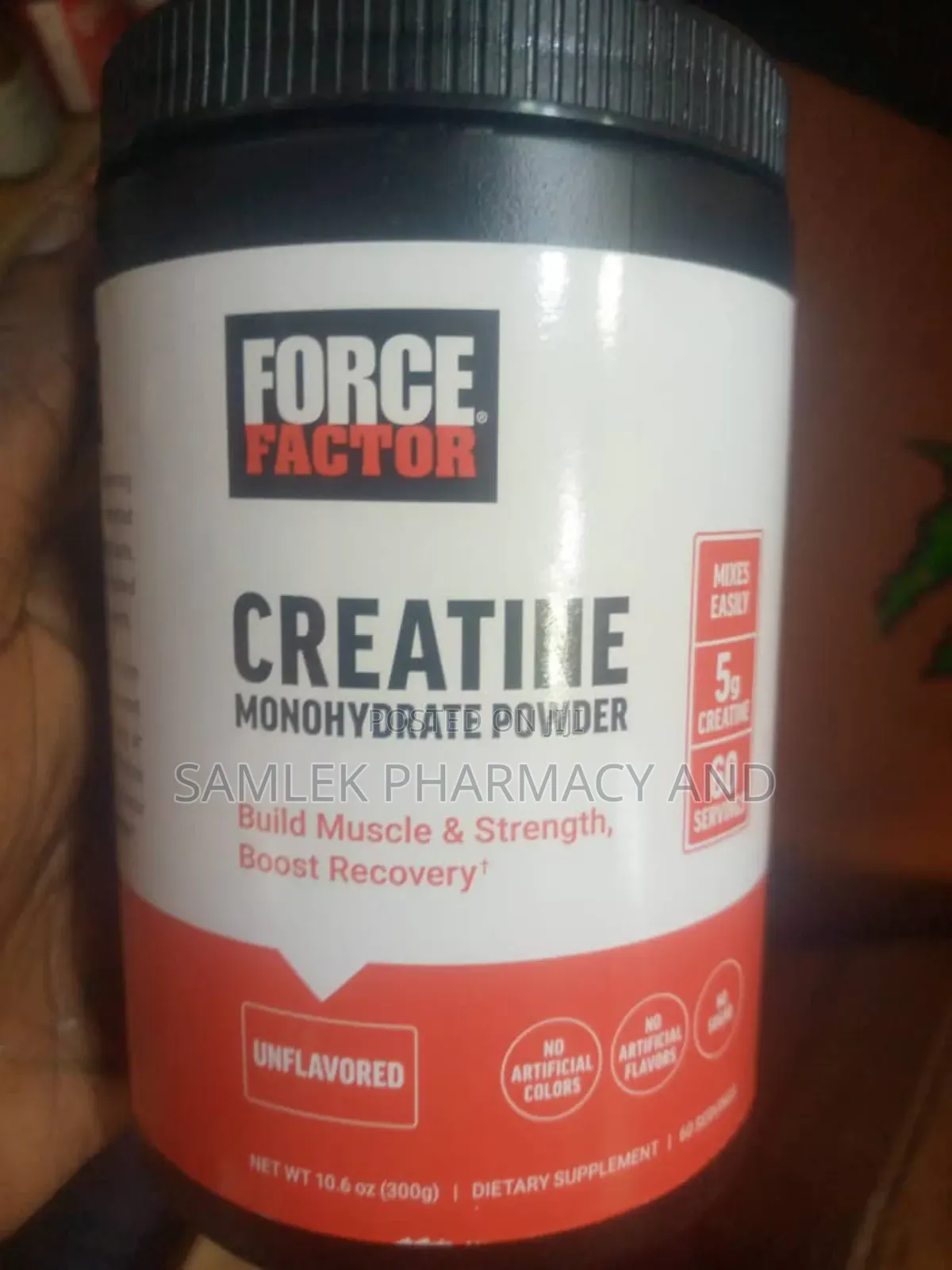 Force Factor Creatine Monohydrate Power -60servings