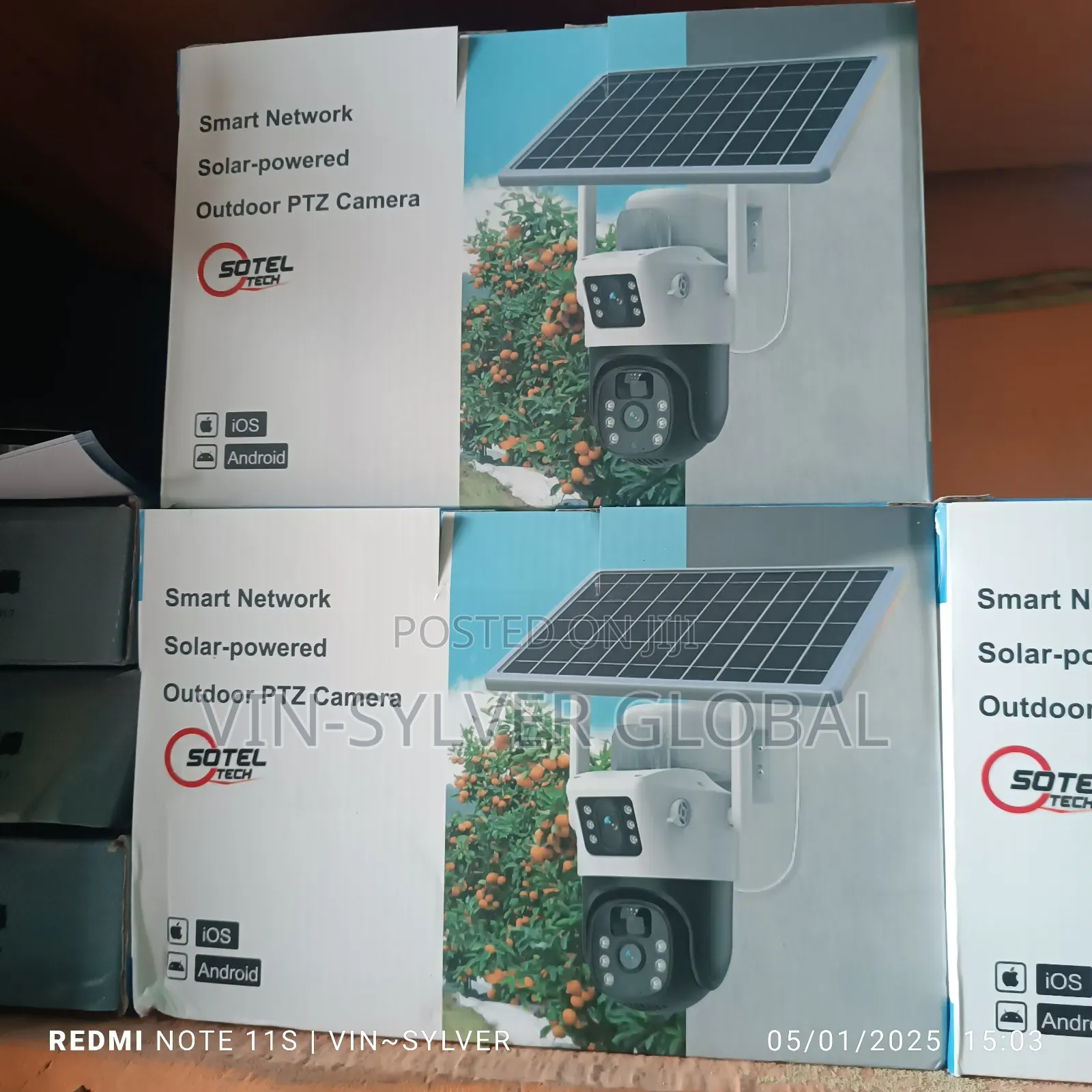 Essecloud Application Solar Powered 4g Dual Lens Camera