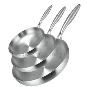 Stainless Steel Uncoated Fry Pan