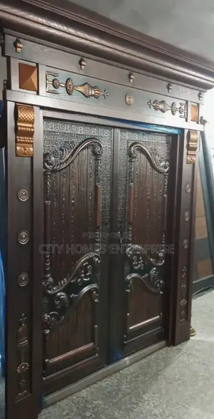 5ft Ark Royal Copper Cast Security Door Anti-Rust Double Door.Nigeria