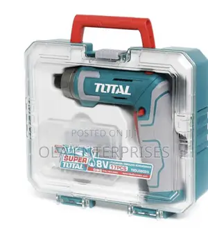Total 8v 17pcs Lithium Cordless Screwdriver
