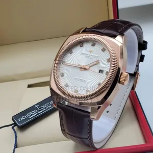 . "Copy Vacheron Constantin Men's Leather Automatic Watch"