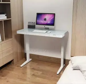 Exclusive Electric Table With Soft Touch and Wi-Fi White