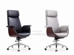 Classy Boss Swivel Chair Brown and Black